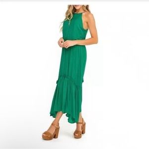 Forest Green Long Dress